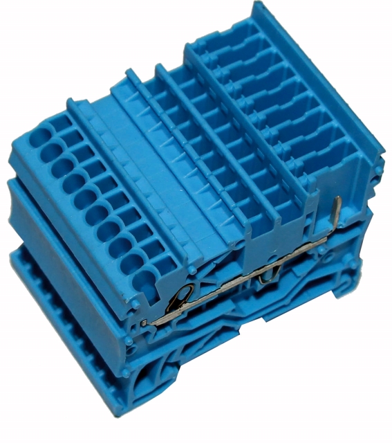 Wolf Reihenklemme steckbar X-COM S MINI 1 blau 2744949