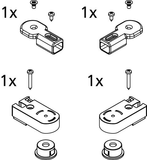 Kermi Set Lager oben für LI 2T4LI PTD 2534742