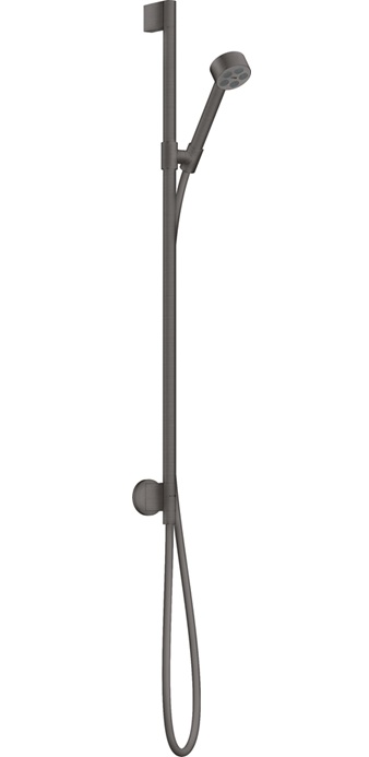 Hansgrohe Brauseset Axor One 75 1jet Eco mit Wandanschluss brushed black chrom 48791340