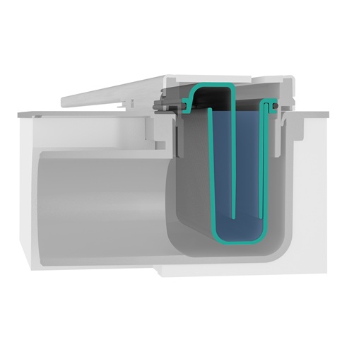 Hansgrohe RainDrain Flex Duschrinne 1200mm kürzbar, Fertigset zur freien Montage gebürstet edelstahl 56047800