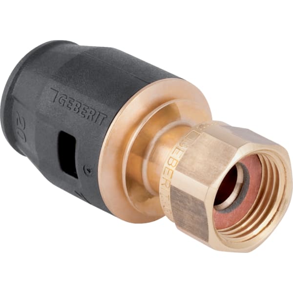 Geberit PushFit Übergang mit Überwurfmutter Rotguss d25-G1 652.583.00.1