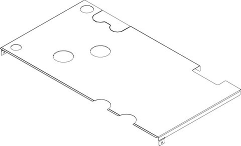 Bosch / Buderus Abdeckung oben hinten 8733703220