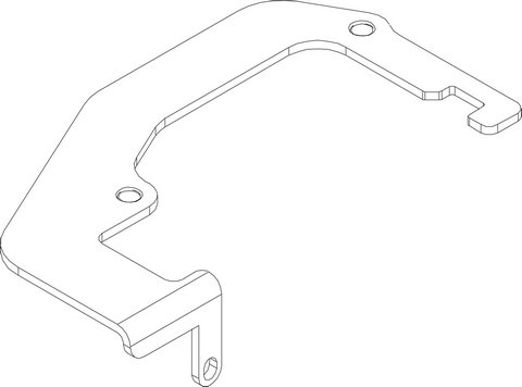 Bosch / Buderus Befestigungsblech 87186649420