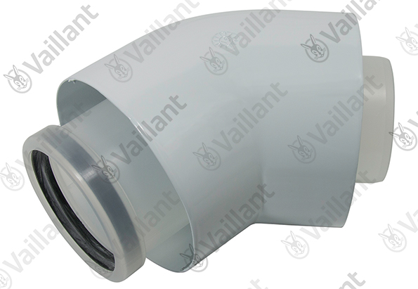 Vaillant Bogen 45 Grad waagerecht WDF 60/100 PP 284732