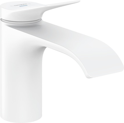 Hansgrohe Vivenis Standventil 80 mit Hebelgriff ohne Ablaufgarnitur, Mattweiß 75013700