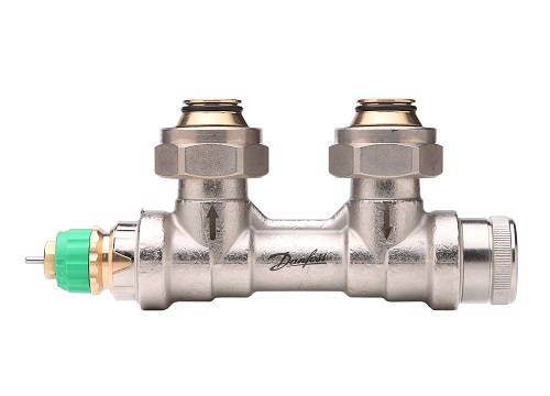Danfoss dynamischer VHS-DV Fühler links Eck, Ventileinsatz im VL für Heizkörper mit 3/4" 013G7881