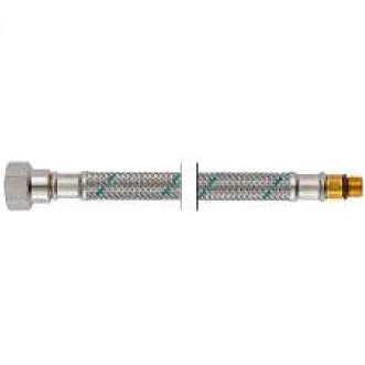 Neoperl NEOFLEX Panzerschlauch DN8 mit VS AG kurz x IG, M10x1 x 3/8" 30cm 63450030