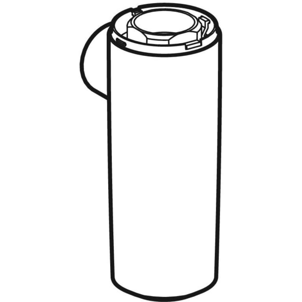 Geberit Waschbecken Geruchsverschluss mit Tauchwand hochglanz verchromt 242.561.21.1