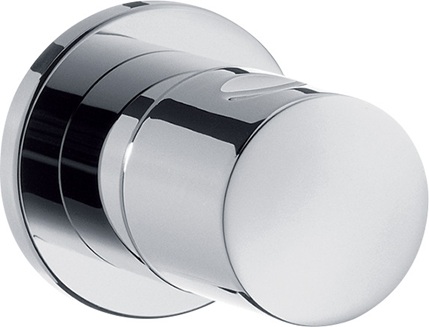 Hansgrohe Absperrventil Unterputz Fertigset chrom zylindrischer Griff 15972000