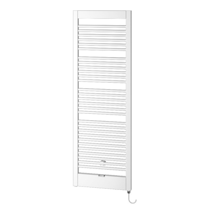 Kermi Basic-D gerade Badheizkörper H: 177 B: 89,9cm weiß, rechts E001D1800902RXK