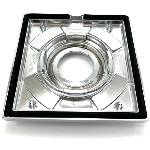 Hansgrohe Rosette Axor Massaud Absperrventil chrom beschriftet 98676000