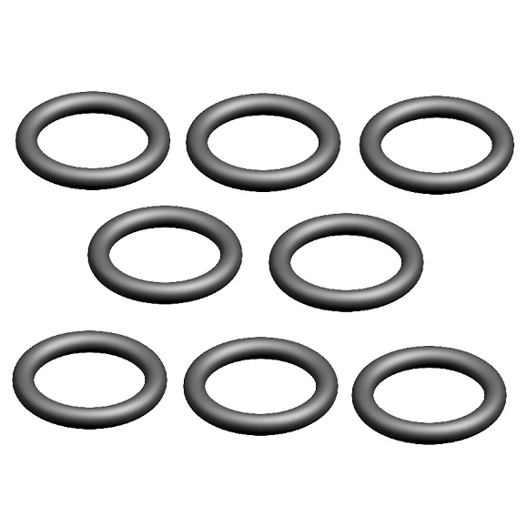 Bosch O-Ring für Plattenwärmetauscher 8 Stück 7101234