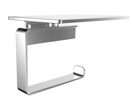 Emco Papierhalter mit Ablage Loft chrom 059800103