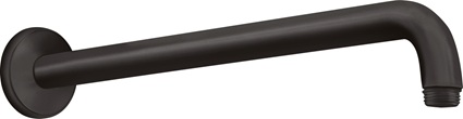 Hansgrohe Brausearm DN15 389mm Ausladung 90 Grad mattschwarz ohne Kugelgelenk 27413670
