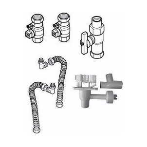 Buderus AS7-AP Anschluss-Set 7, Aufputz GA-BS, Siphon, HA, U-Flex, Speicher unten 7736613434