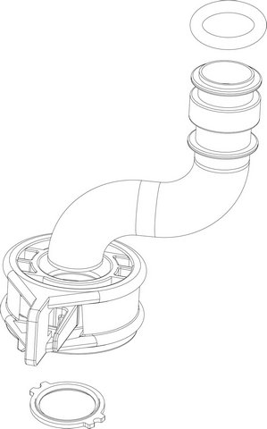 Bosch / Buderus Rücklaufrohr 87186451120