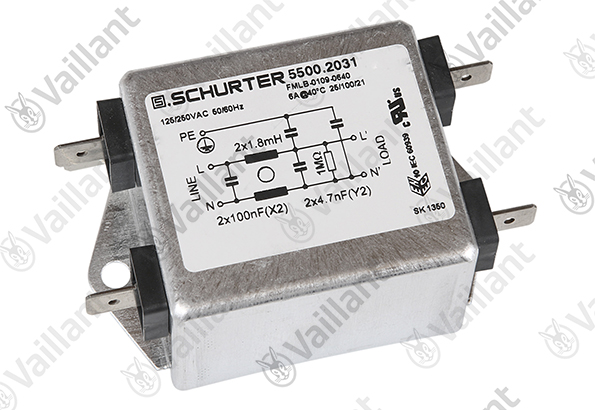 Vaillant Elektronik EMV-Filter VAS 106&156/4 VAS106/3 0020085499