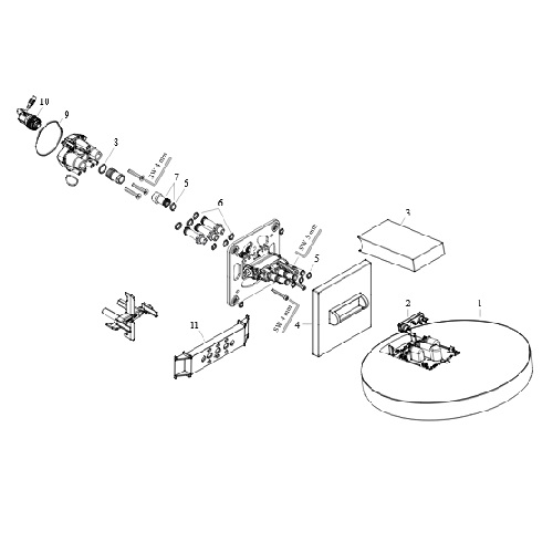 Hansgrohe Abdeckung Rainfinity Kopfbrause mattweiß 93524700