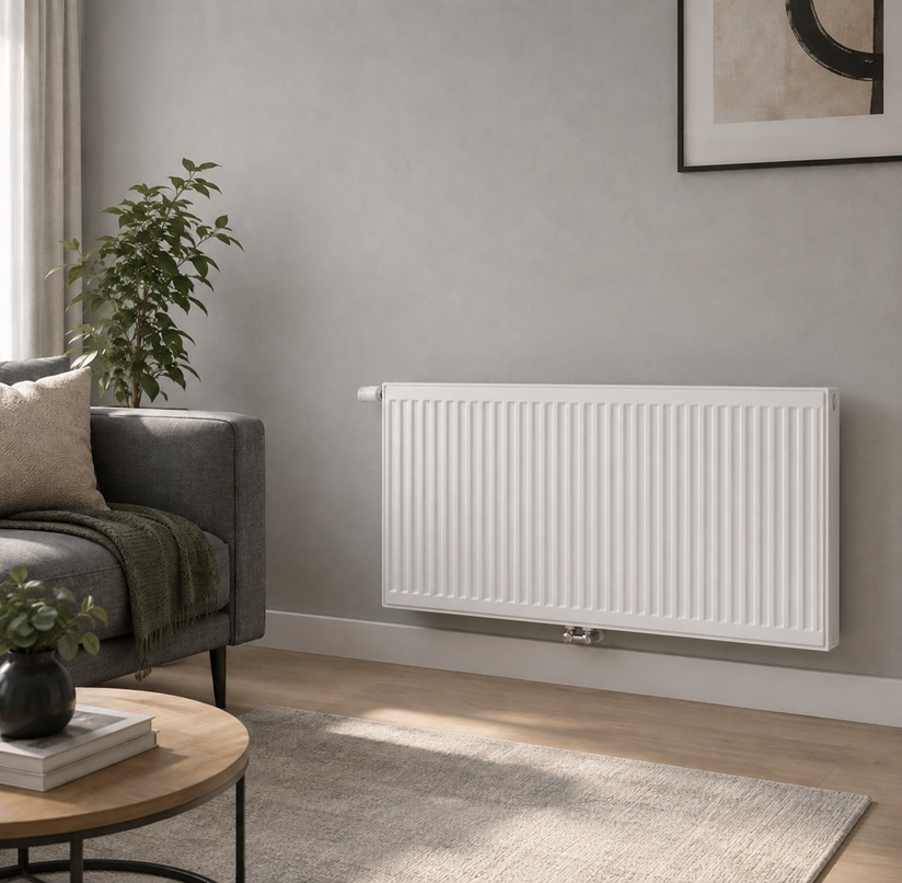 Viessmann Ventilheizkörper mit Mittenanschluss Profil Typ 22 H: 50 B: 300cm, weiß 7540348