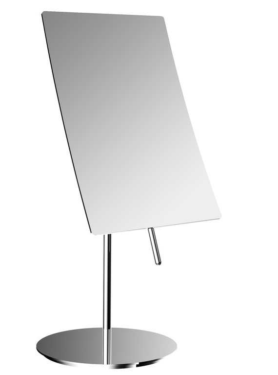 Emco Kosmetikspiegel Pure 3-fach, Standmodell, eckig 132x148mm, chrom 109400113