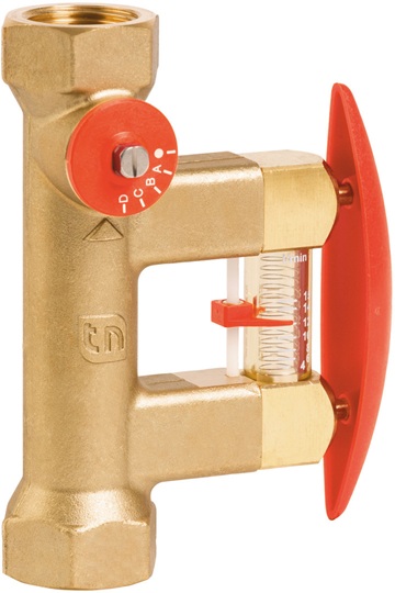 Taconova Abgleichventil TacoSetter Bypass 130 DN25AG 10-40 l/min. direkte Volumenstromanzeige, Solar 223.2482.350
