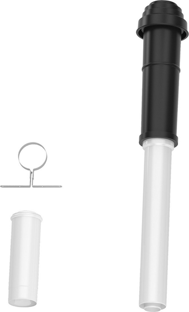 Bosch Grundbausatz C33x, schwarz, d: 80/125mm Abgaszubehör FC-Set80-C33x (oben) 7738112660