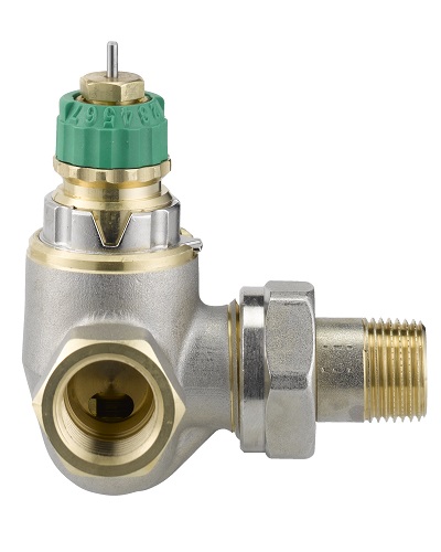 Danfoss Dynamic Valve RA-DV 10 druckunabhängig, R 3/8, Winkeleck links, vernickelt 013G7718