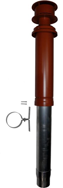 Wolf LAF vertikal rot DN60/100 für Heizwert 2651247