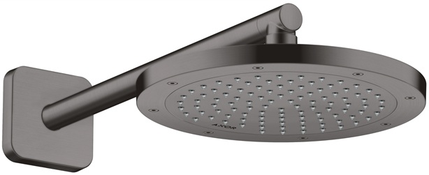 Hansgrohe Brausearm DN15 390mm softsquare Axor brushed black chrom 26967340