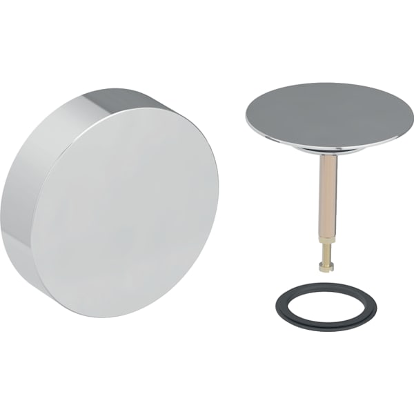 Geberit Fertigbauset für Badewannenablauf d52-13, chrom 245.446.21.1