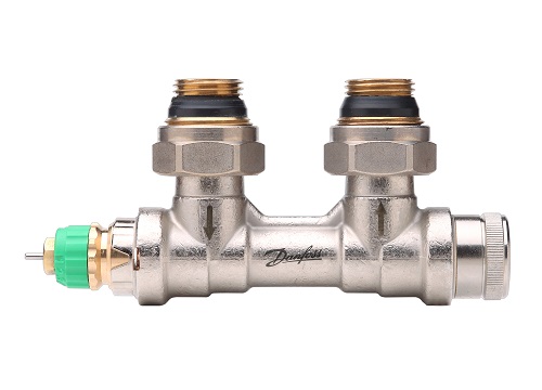 Danfoss dyn, VHS-DV Fühler links Eck, Ventileinsatz im RL für Heizkörper mit 1/2" 013G7917