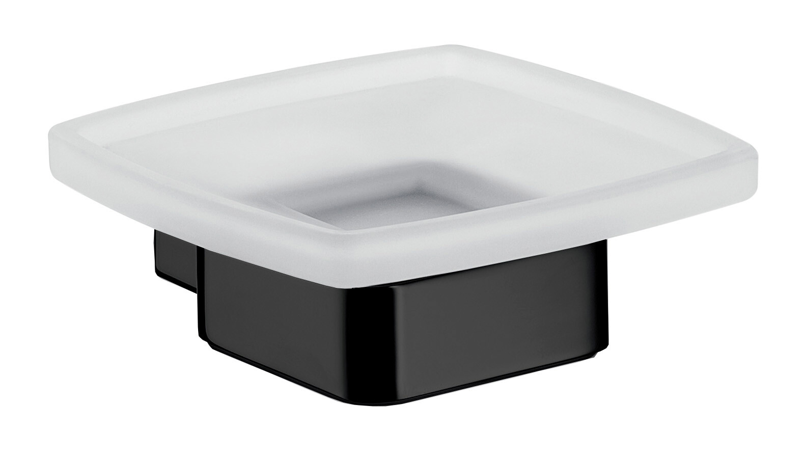 Emco Seifenhalter Loft Glasteil satiniert schwarz 053013300