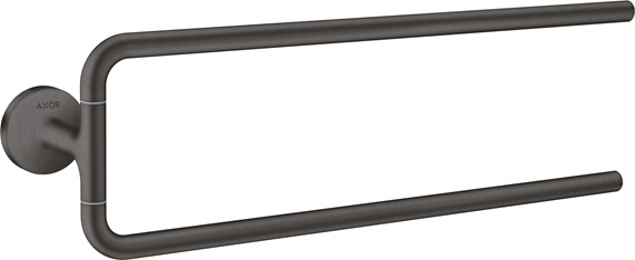 Hansgrohe Handtuchhalter zweiarmig Axor Universal Circular brushed black chrom 42822340