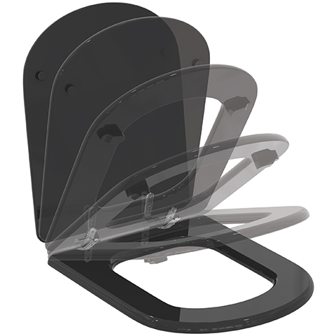 Ideal Standard WC-Sitz mit Softclosing Schwarz E2518GB