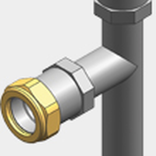 Viessmann Anschluss-T-Stück Vorlauf 7172731