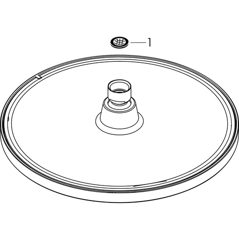 Hansgrohe Kopfbrause Crometta S 240 Low Pressure chrom 26725000
