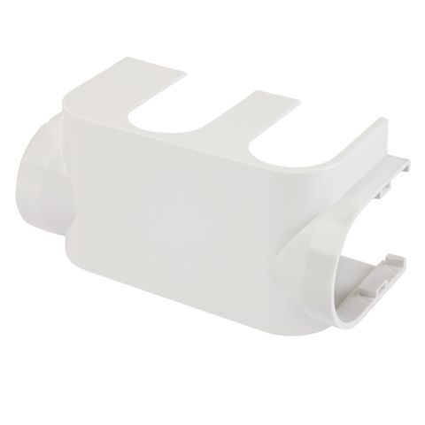 Flamco Designverkleidung Variocon Ventilarmatur Kunststoff weiß Anschluss links F12036