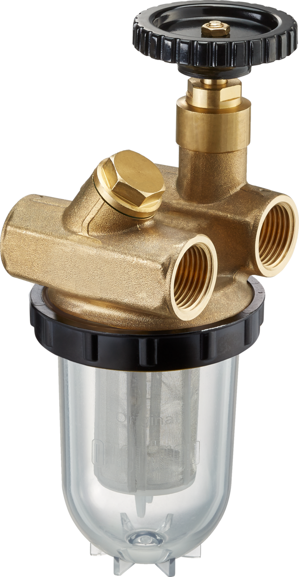 Oventrop Heizölfilter-Zweistrang "Oilpur Z A" DN15, 1/2"IG, Nickel 100-150my 2120104