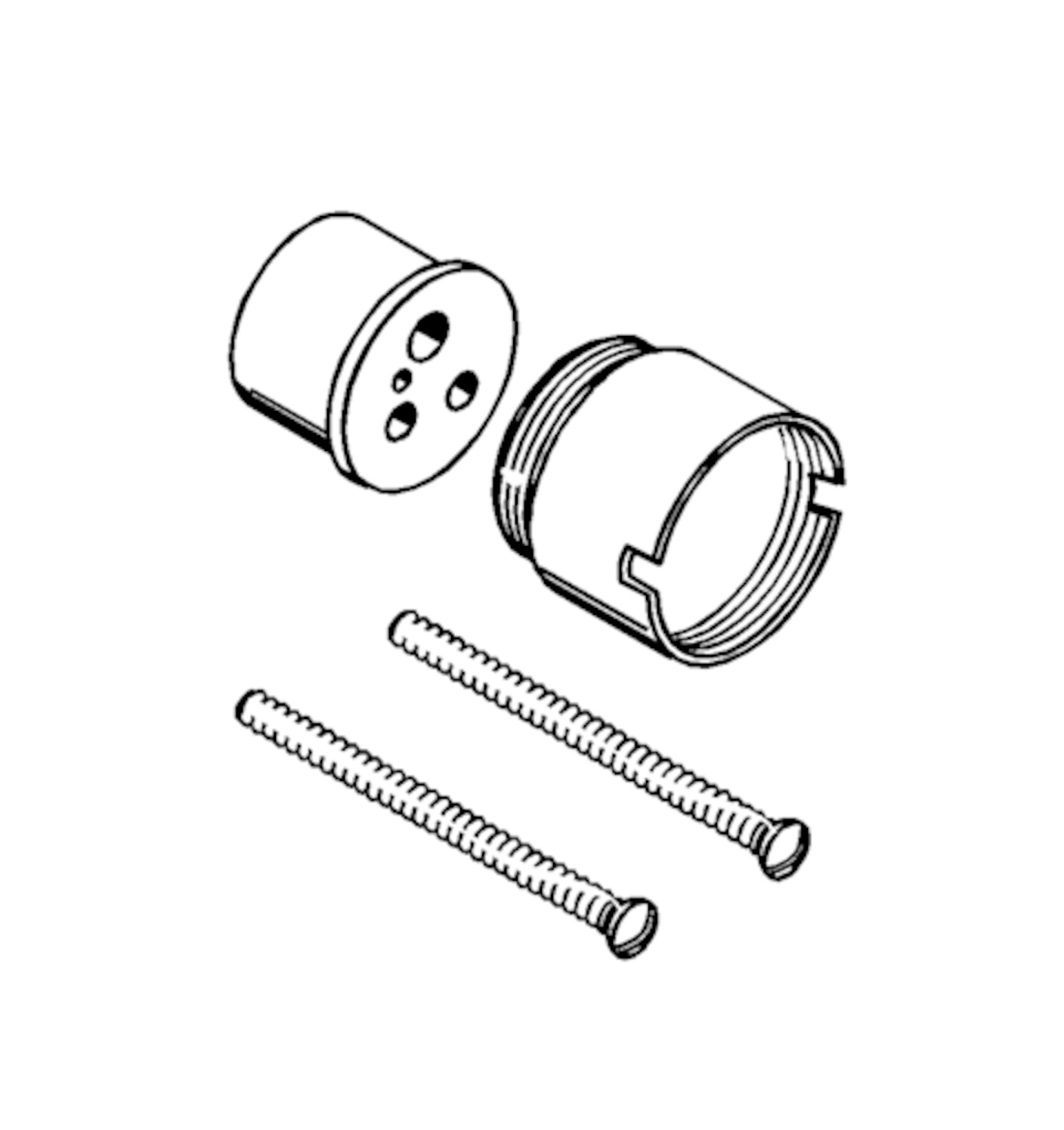 Kludi Logo Unterputz-Verlängerung für 38624/38625, chrom 7598005-00
