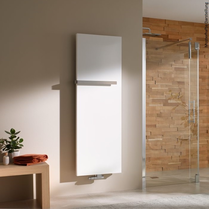 Kermi Rubeo Designheizkörper H: 192,5 B: 67cm weiß PSS211900702XXK
