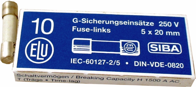 Wolf Feinsicherung 2,5A Trägev250V 5x20mm, für BPH bis 05/2017 2745699
