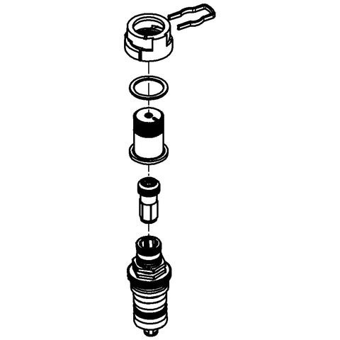 Grohe Thermoelement mit nicht steigender Spindel 1/2" 47217000