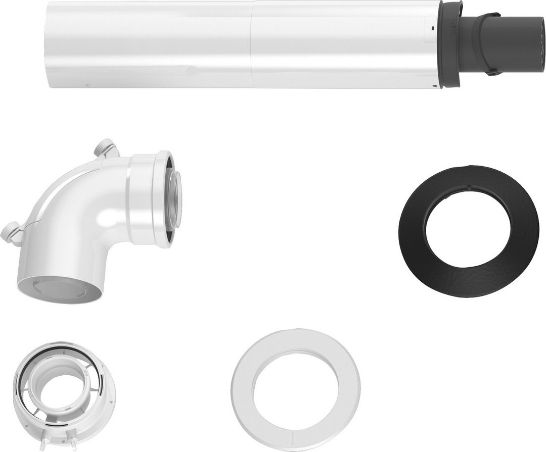 Bosch Grundpaket waagerecht d: 60/100mm Abgaszubehör FC-Set60-C13x 7738112496