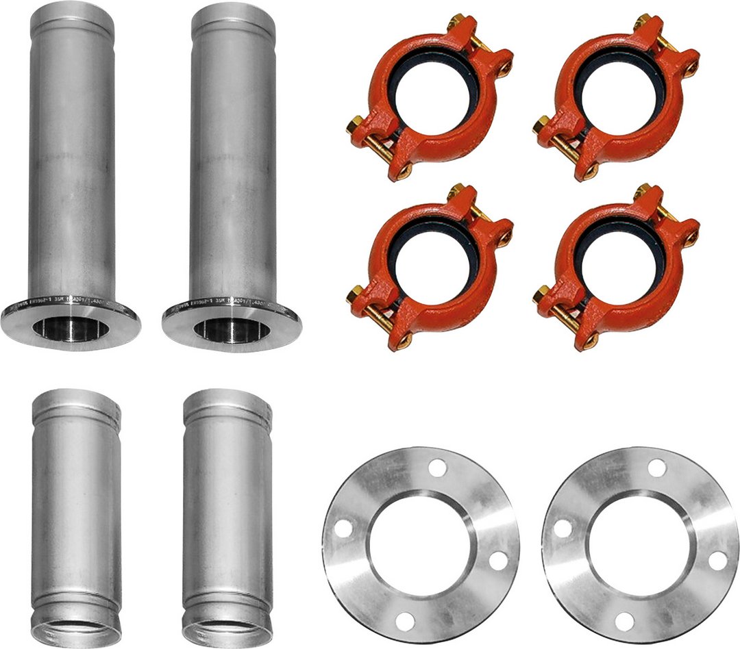 Bosch Vor-/Rücklauf nach hinten für T540/640-2 Zubehör Solewärmepumpen Anschl.-Set 1 8738206909