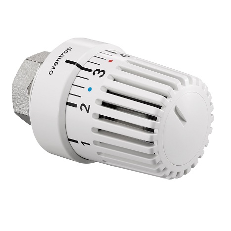 Oventrop Thermostatkopf Uni LH 7-28 C, 0 * 1-5, Flüssig-Fühler, weiß 1011465