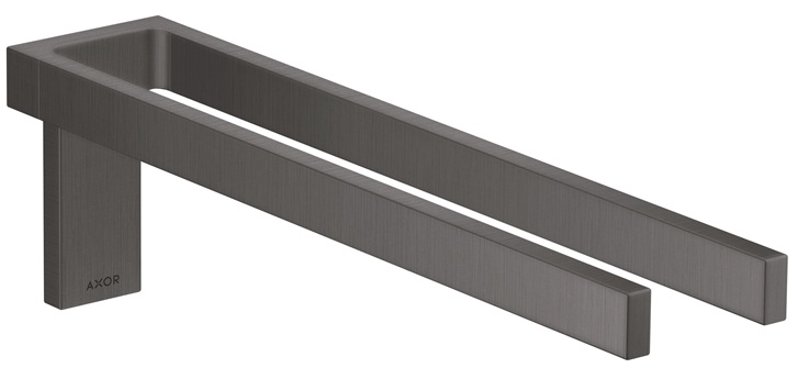 Hansgrohe Handtuchhalter zweiarmig Axor Universal Rectangular brushed black chrom 42622340
