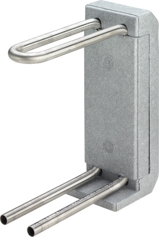 Viega Heizkörperanschlussblock 1097.6 in 15mmx255mm Edelstahl 379698