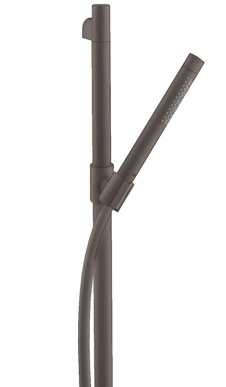 Hansgrohe AXOR Starck Brauseset 900mm mit Stabhandbrause 2jet, Brushed Black Chrome 27980340