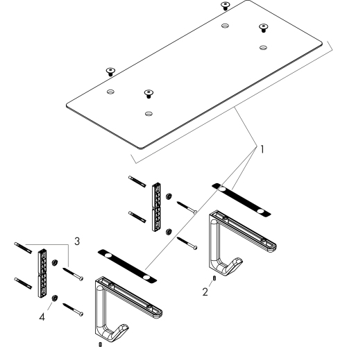 Hansgrohe Badetuchablage Axor Universal Softsquare chrom 42842000