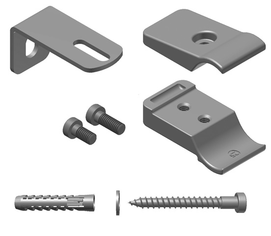 Kermi Abstandshalter-Set 4 weiß ZB03250001